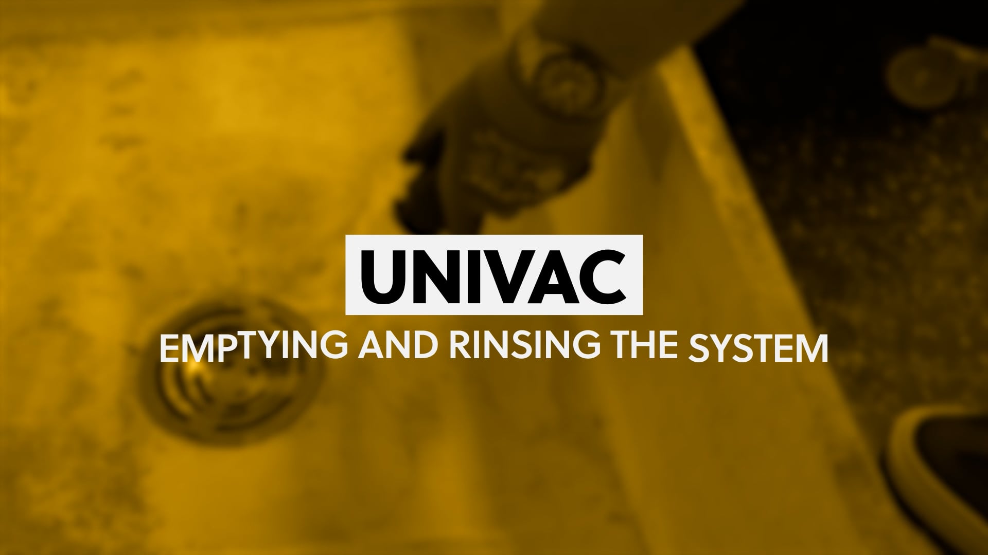 Empty and Rinse the Univac - video thumbnail