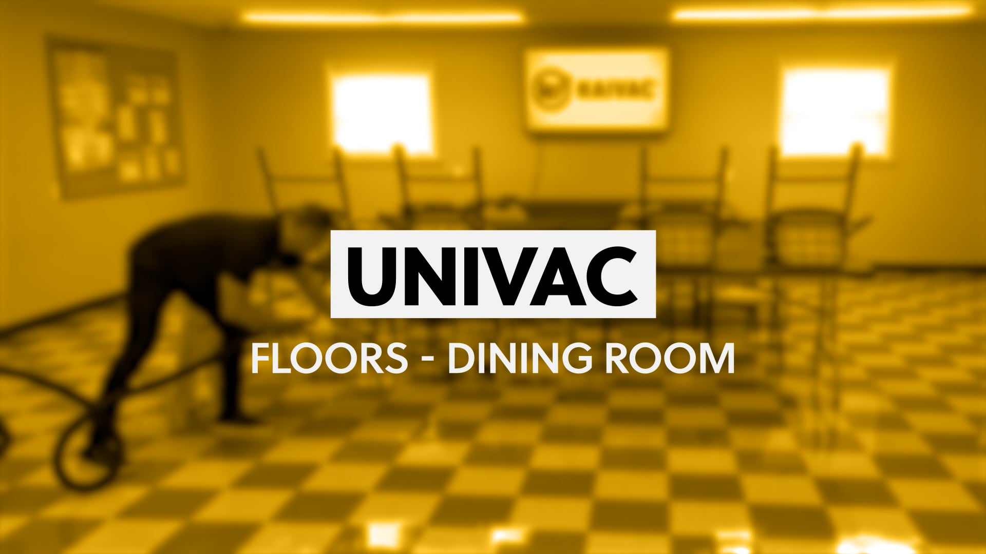 Clean Dining Room Floors with UniVac - video thumbnail
