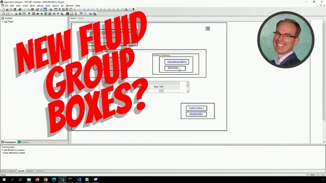 New PeopleSoft Fluid Group Boxes