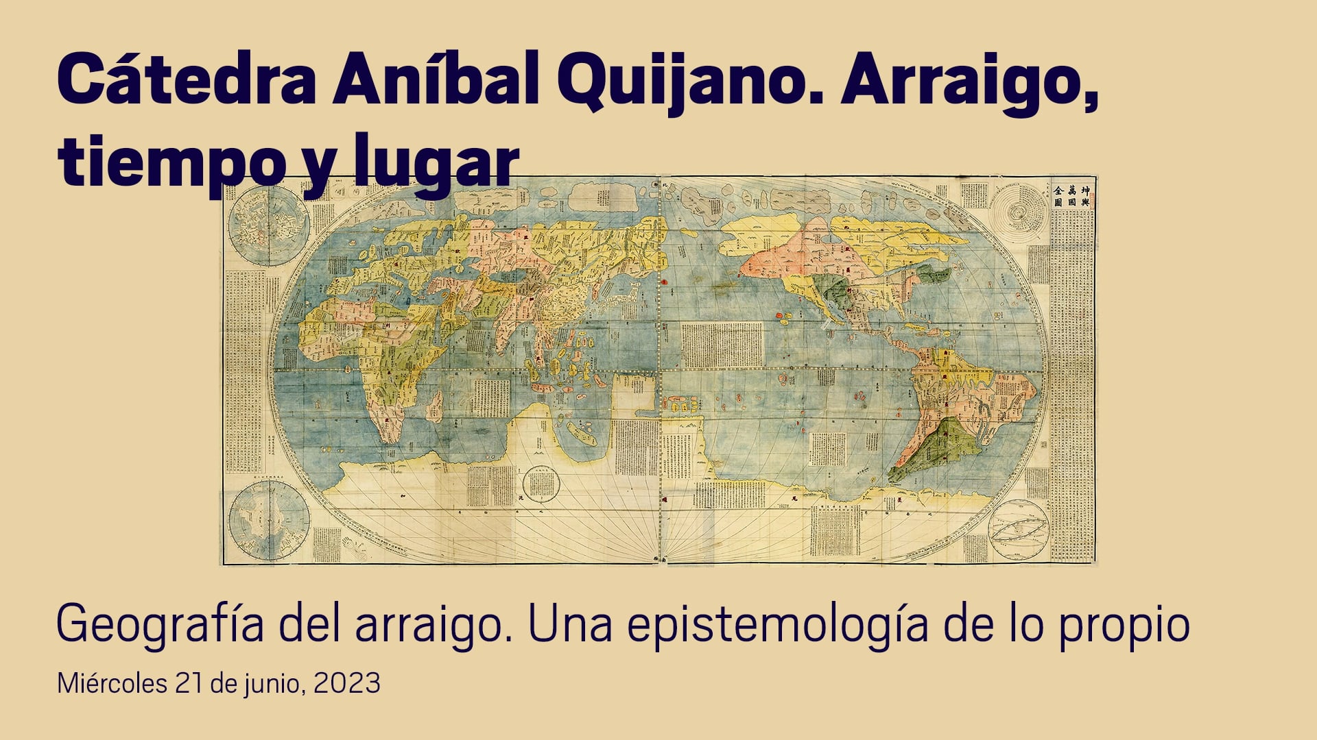 Cátedra Aníbal Quijano 2023. Geografía del arraigo, a cargo de Rita Segato