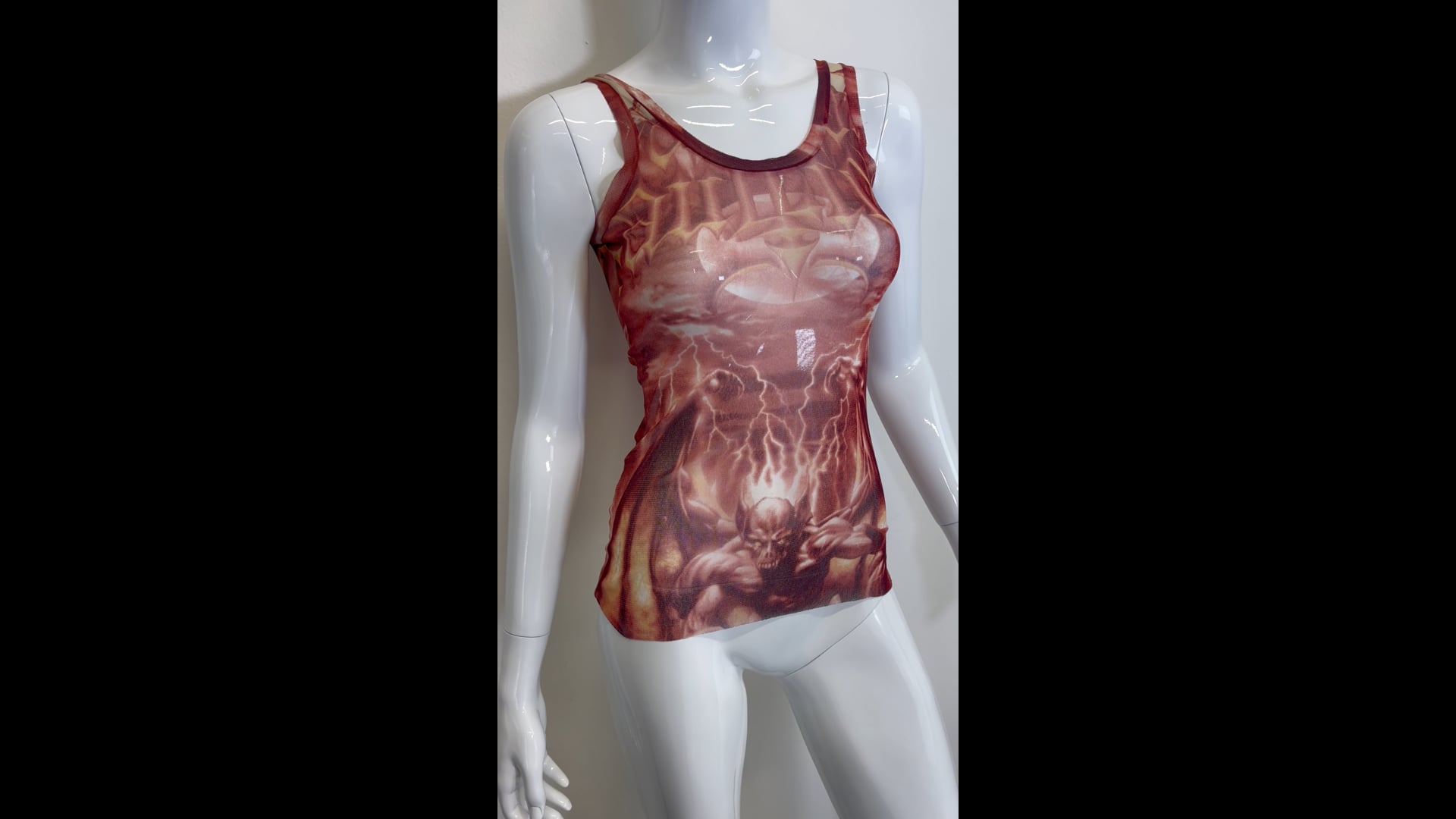S/S 2001 Jean Paul Gaultier satan demon devil sheer mesh S/S 2001 Jean Paul Gaultier satan demon devil sheer mesh