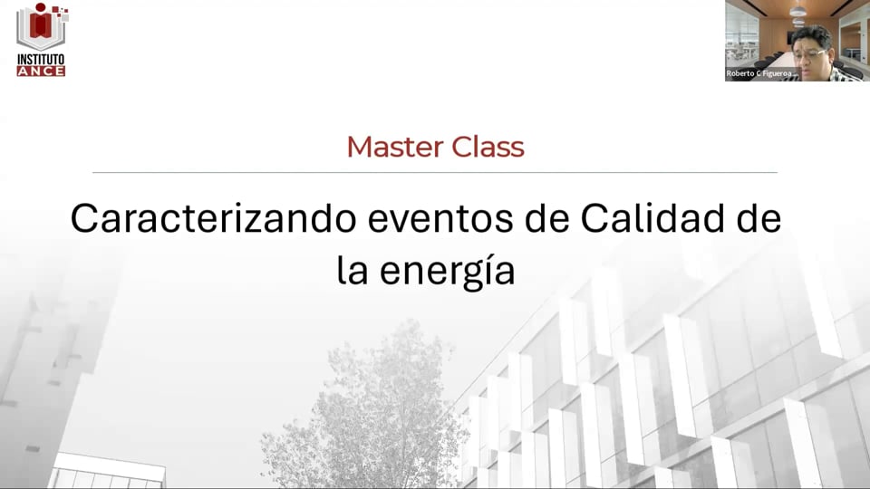 Caracterizando eventos de calidad de la energía