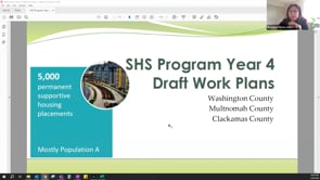 Supportive Housing Services Oversight Committee meeting, May 22, 2024 on Vimeo