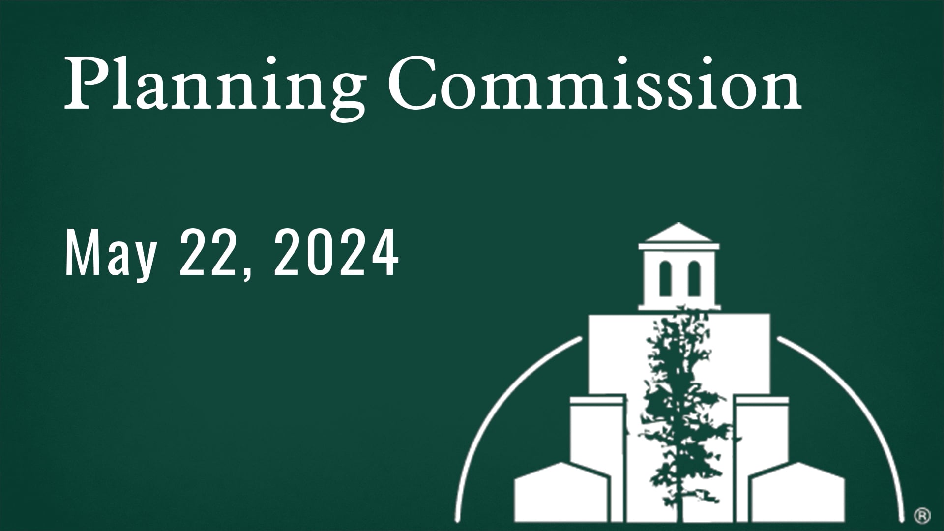 Planning Commission May 22