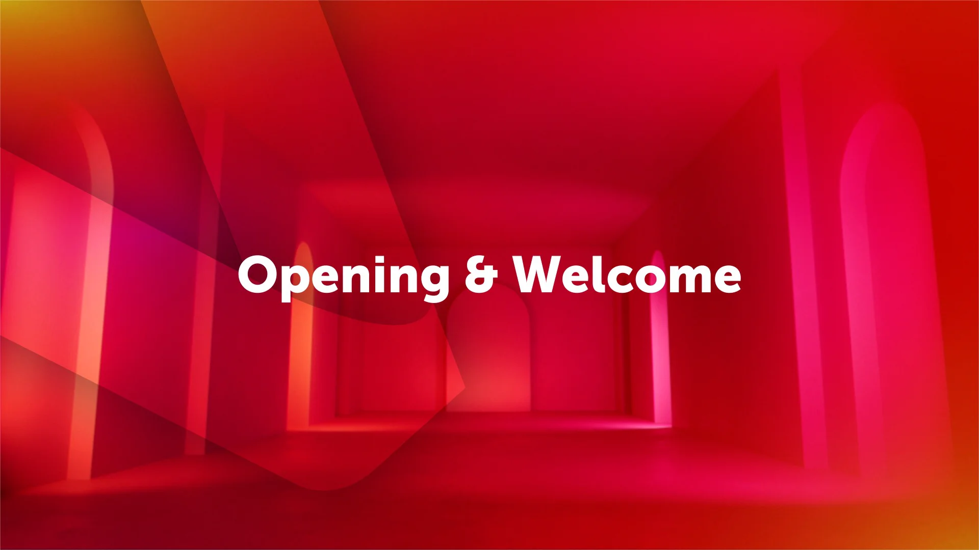 Opening & Welcome on Vimeo