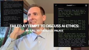 Failed Attempt to Discuss AI Ethics: My Call to the Élysée Palace