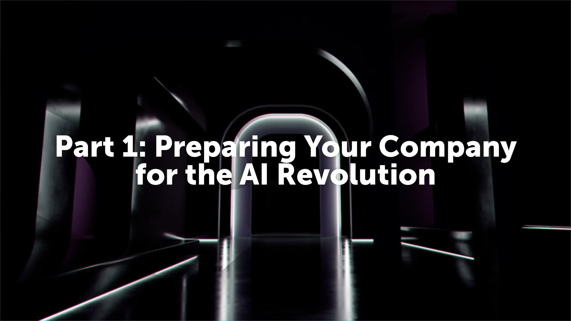 Part 1 Preparing Your Company for the AI Revolution on Vimeo