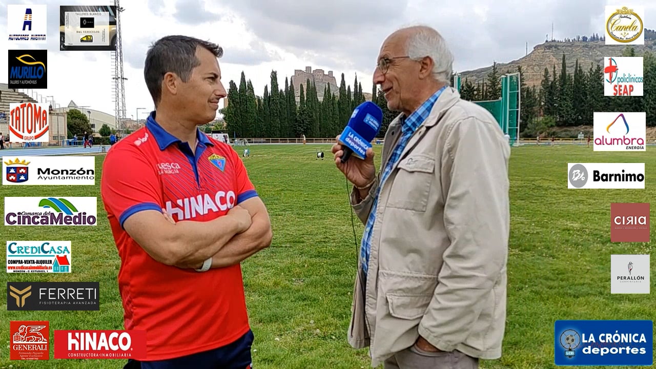 RICHI  VERDUGO  ENTRENADOR DEL CENTRO ATLÉTICO  HINACO  MONZÓN