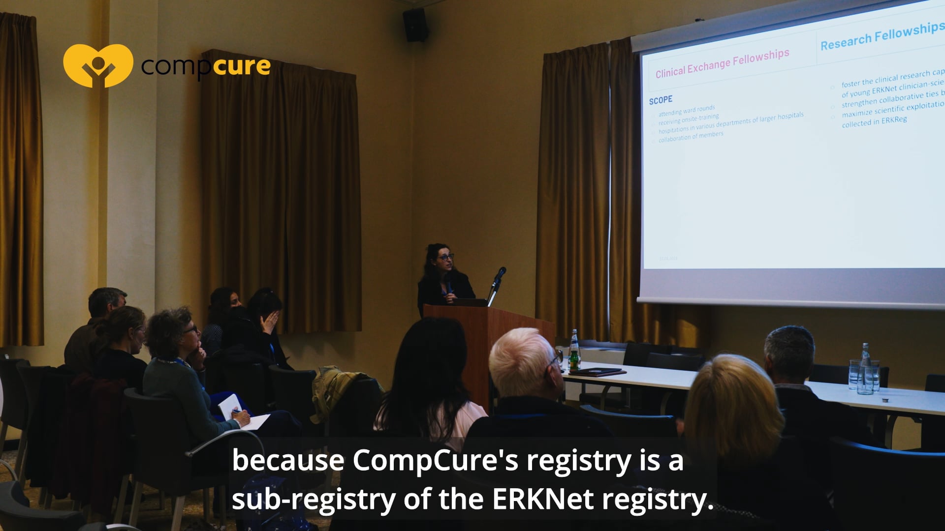 CompCure at ERKNet annual meeting in Venice