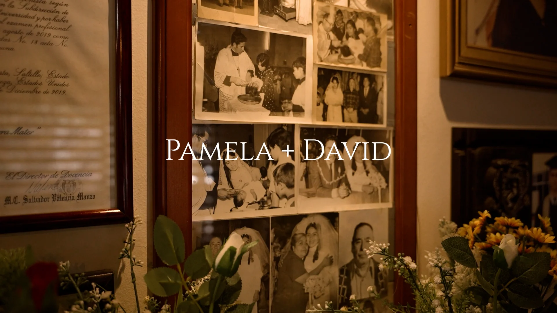 Pamela + David Novios