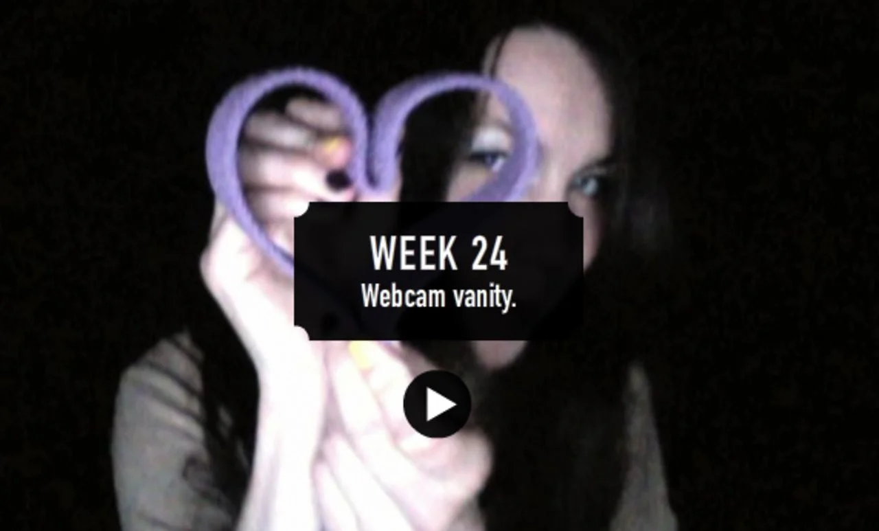 The Weeks of Dasha - Week 24 - Webcam vanity.