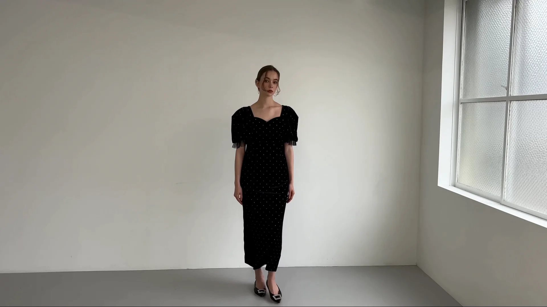 bijou dot velours dress | Acka.| エーシーケーエー|公式 bijou dot velours dress | Acka.| エーシーケーエー|公式