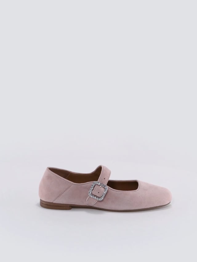 LENA  · Blush Suede