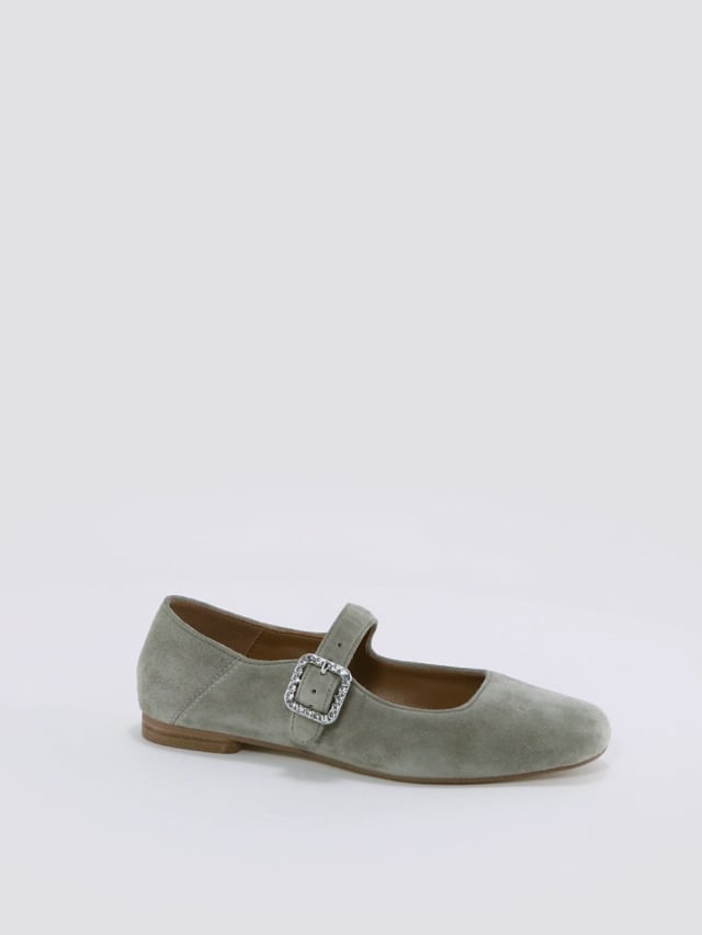 LENA  / Soft Green Suede