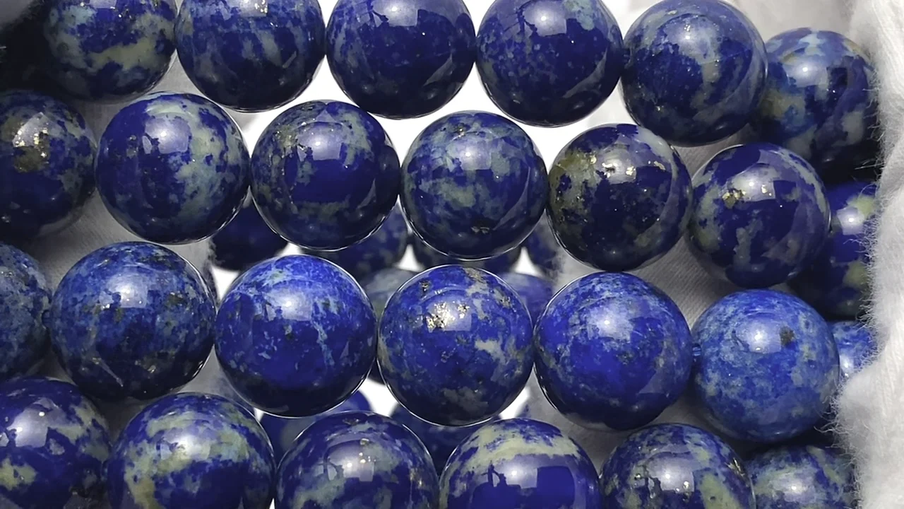 ラピスラズリ ラウンド12mm 1連（ブレス）｜天然石ビーズの卸問屋