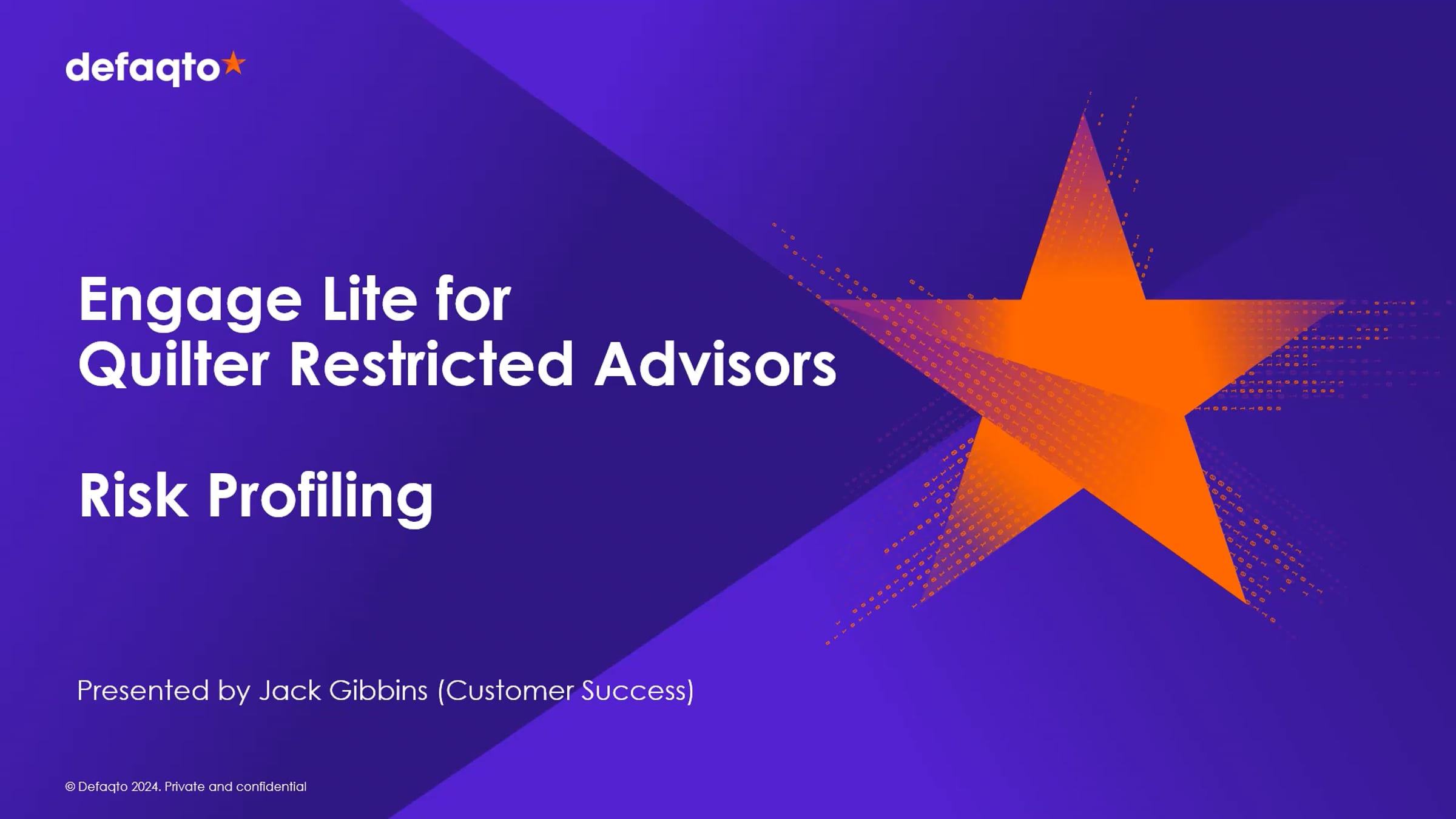 Engage Lite - Risk Profiling | Videos & Movies on Vimeo