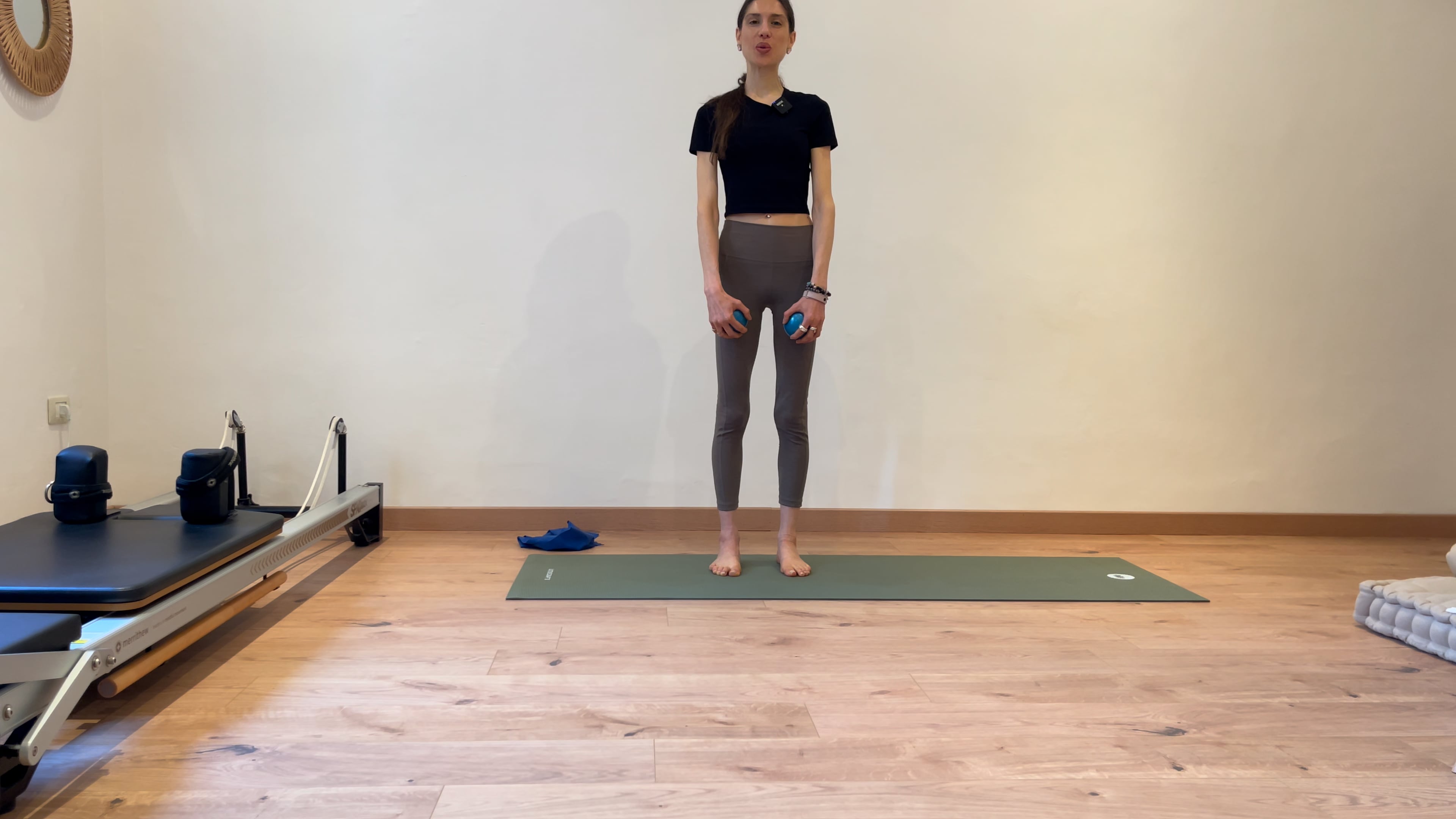 Dynamic Pilates with toning balls & long band