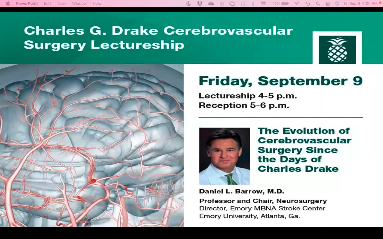 Baptist Health Neuroscience Institute | Charles G. Drake Cerebrovascular  Lectureship