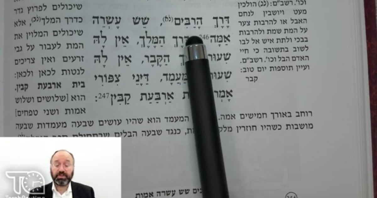 R' Bentzy Rosenberg | Maseches Baba Basra Perek 6 Mishna 7