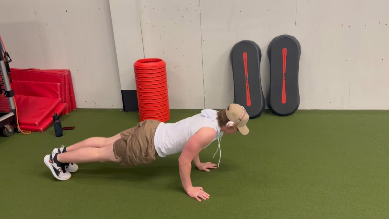 Watch cash van havere's Push Ups: 38 push ups