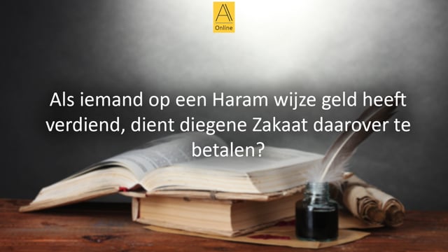 Zakaat betalen over Haram geld