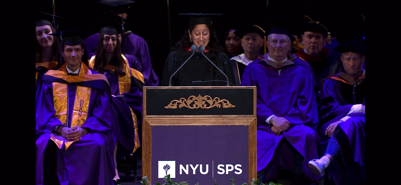 Robin Wilson - NYU-SPS Convocation Speech at Radio City, 2024