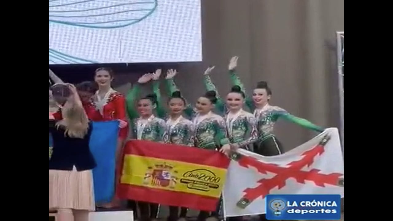 CLUB 2000 DE BARBASTRO (Podio en la Pannon Cup para el infantil 12-14 años y octavo puesto para el equipo 10-12 años. El debut internacional de nuestras gimnastas ha sido excelente)