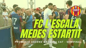 Resum FC l'Escala 2-1 Medes Estartit