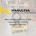 Mesa elevadora semieléctrica móvil 300 kg - plataforma: 1010x520 mm video