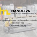 Transpaleta eléctrica EXPERTA 1500 kg - horquillas de 1150 mm - batería de litio de 30 Ah video