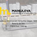 Transpaleta eléctrica EXPERTA 1500 kg - horquillas de 1800 mm - batería de litio de 40 Ah video