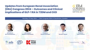 Updates from ERA Congress 2024 – Outcomes and Clinical Implications of GLP-1 RA in T2DM and CKD