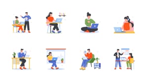 Animated People Working Icons, an Emoji Icon by Vectors Market (Thumbnail 11 of 11)
