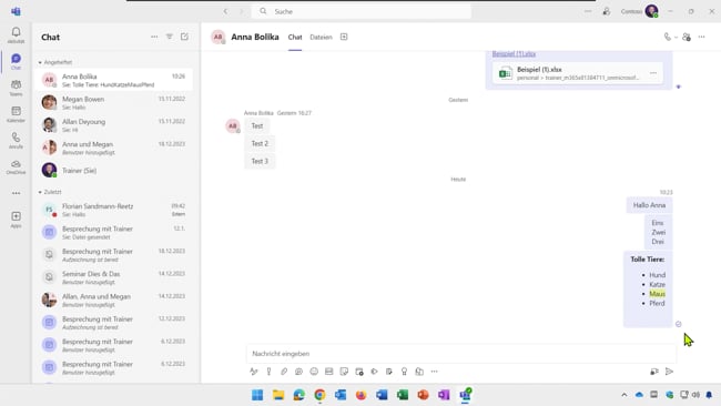 16 Chat Lesebestätigung bearbeiten löschen