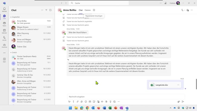23 Chat Dateien anheften