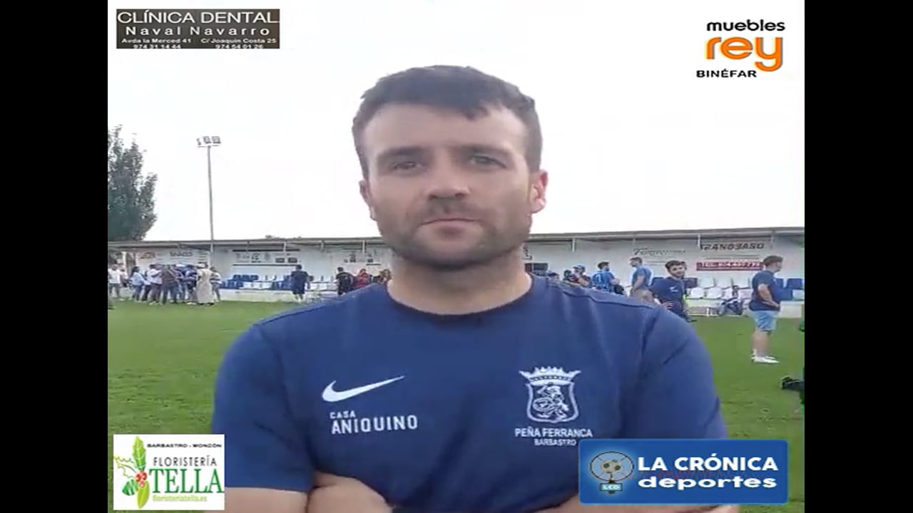 NÉSTOR ARILLA (Entrenador Ferranca) UD Binaced 2-3 P. Ferranca Tella / Jor. 34 / Primera Regional Gr 2 / La peña jugará el playoff de ascenso a Preferente