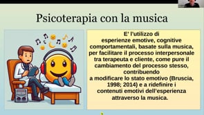 La regolazione emotiva nella psicoterapia con la musica