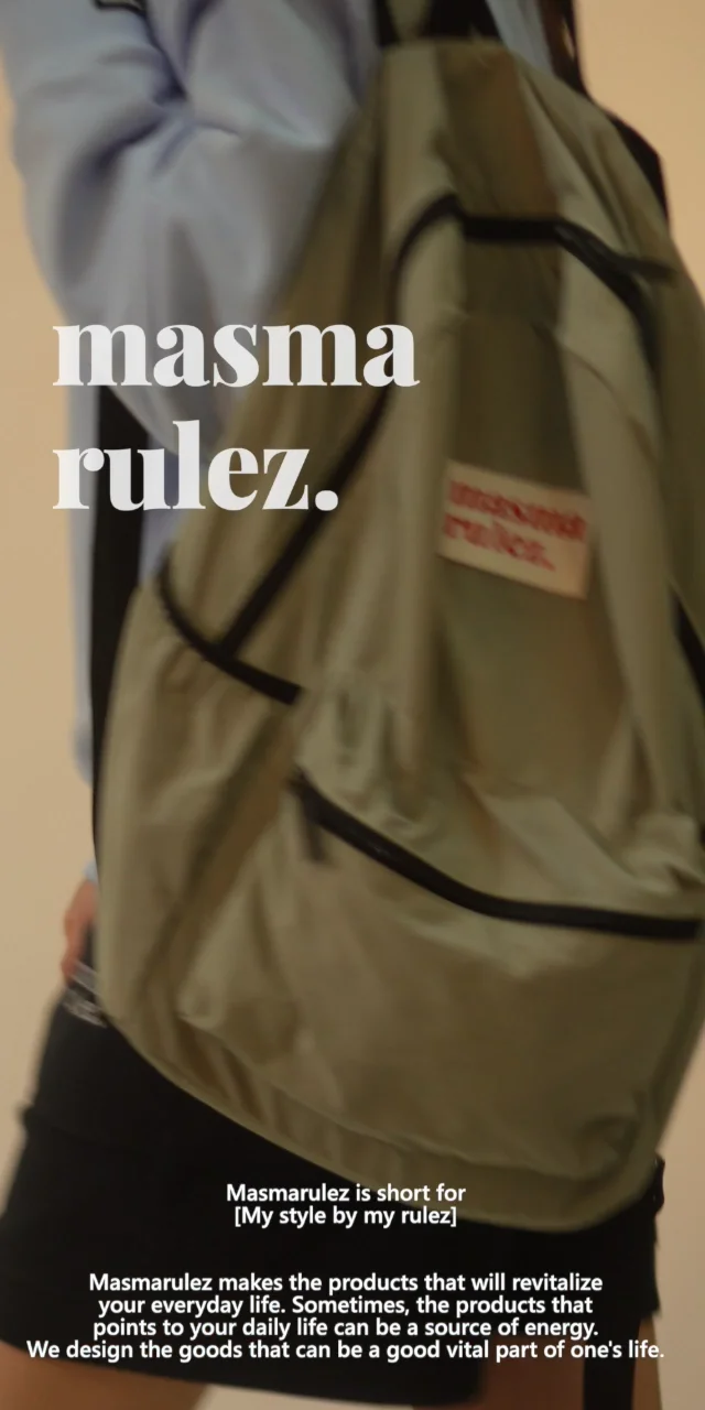 ★masmarulez★ Daily backpack _ Gray MUSINSA | MASMARULEZ [INT] mini ver. Daily backpack _ Gray