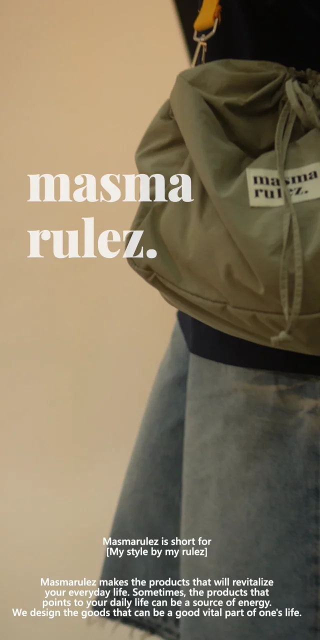Daily string bobu bag _ gray : Masmarulez [마스마룰즈]