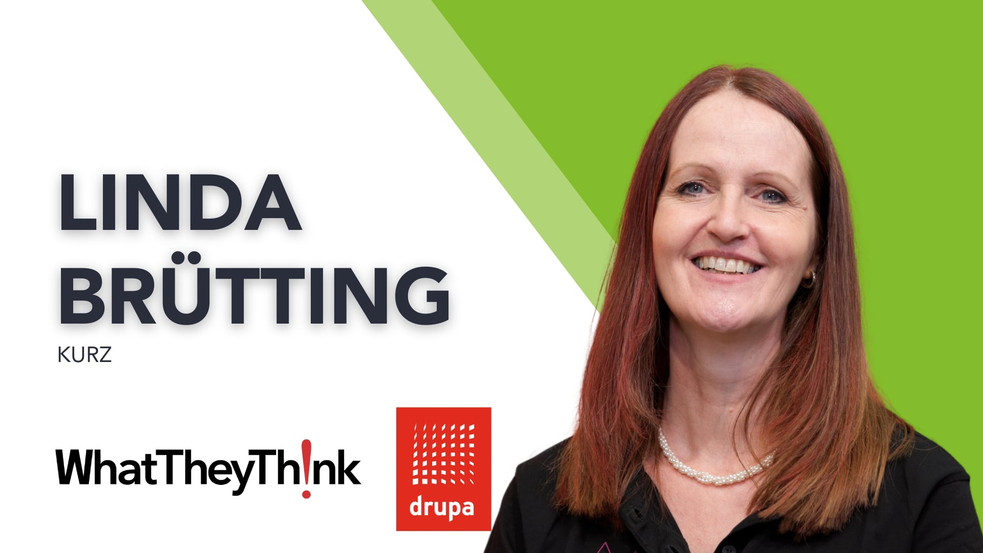 Linda Brütting talks with Cary Sherburne