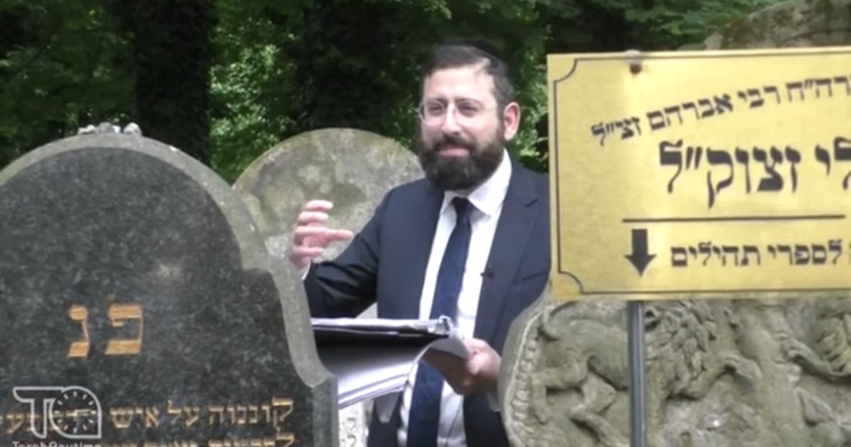 R' Daniel Glatstein | Journey To Poland 2024: Krakow, The New Cemetary ...