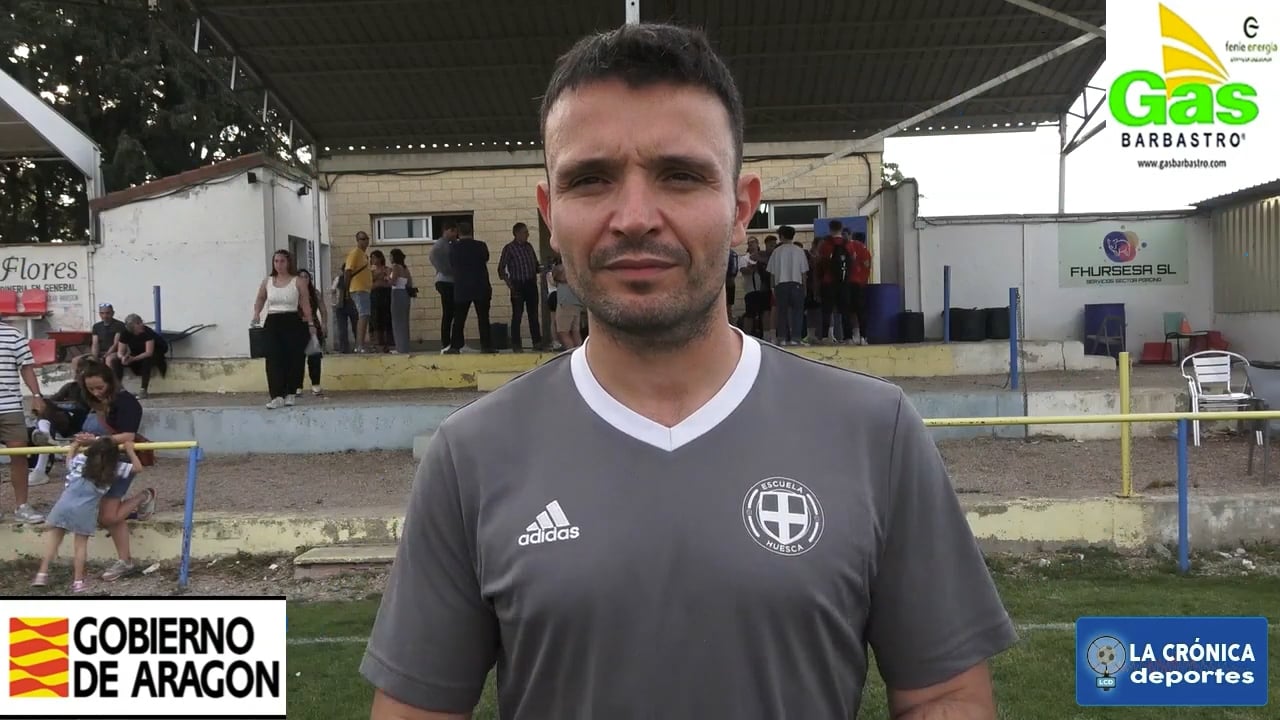 IBÓN LOSTAL (Entrenador Inter. Huesca) CD ROBRES 1-0 Intrenacional Huesca / Jor. 34 - Preferente Gr 1