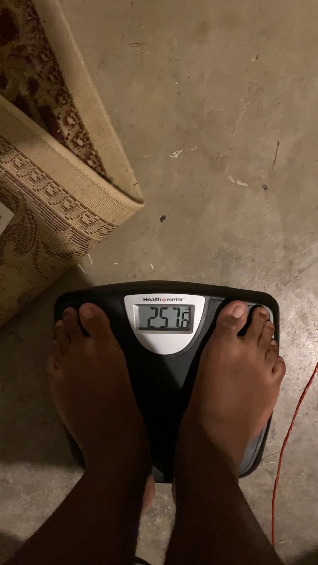 Watch PurpleShift athlete's Weight: 257.6 pounds