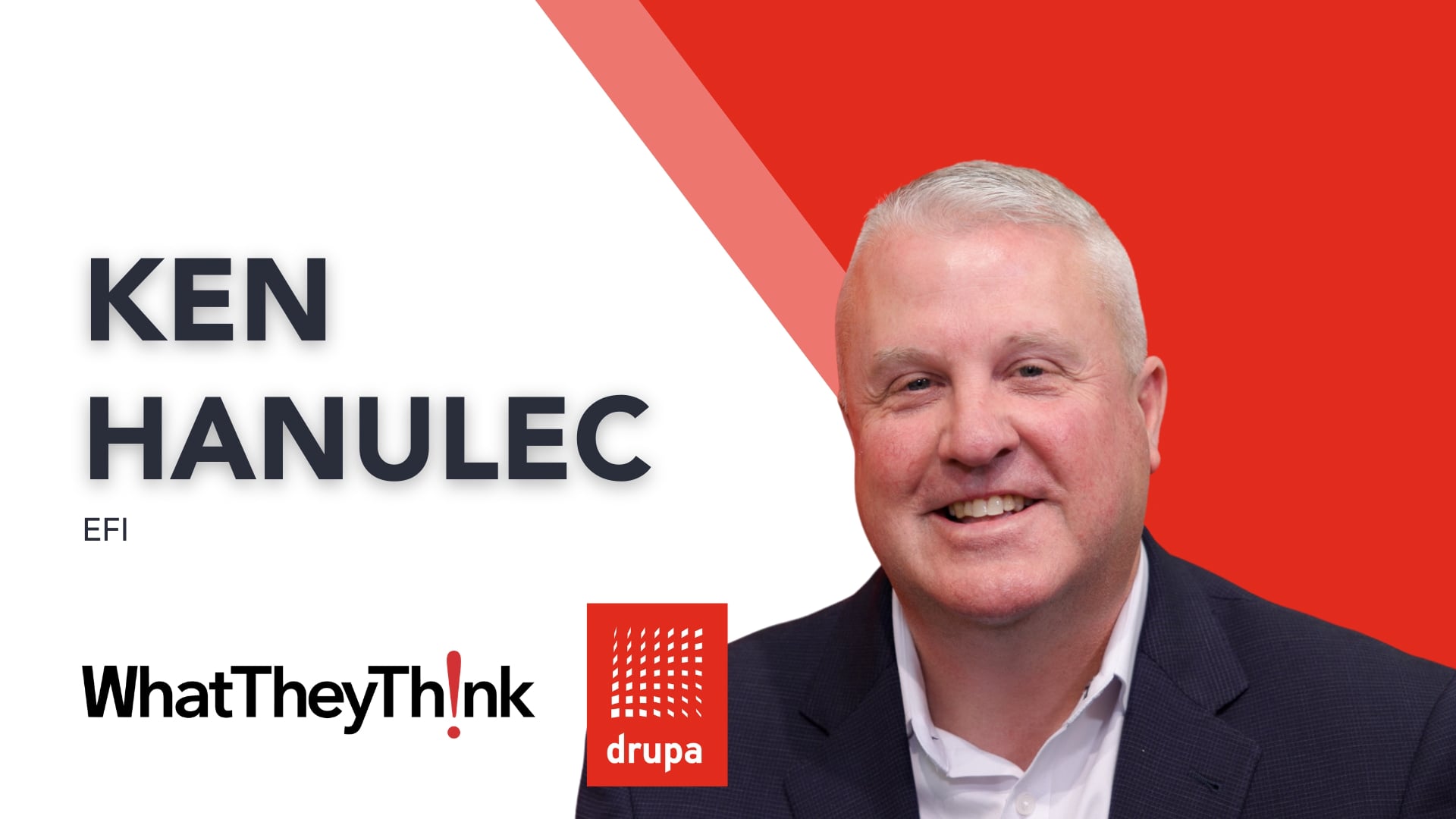 EFI's Ken Hanulec at drupa