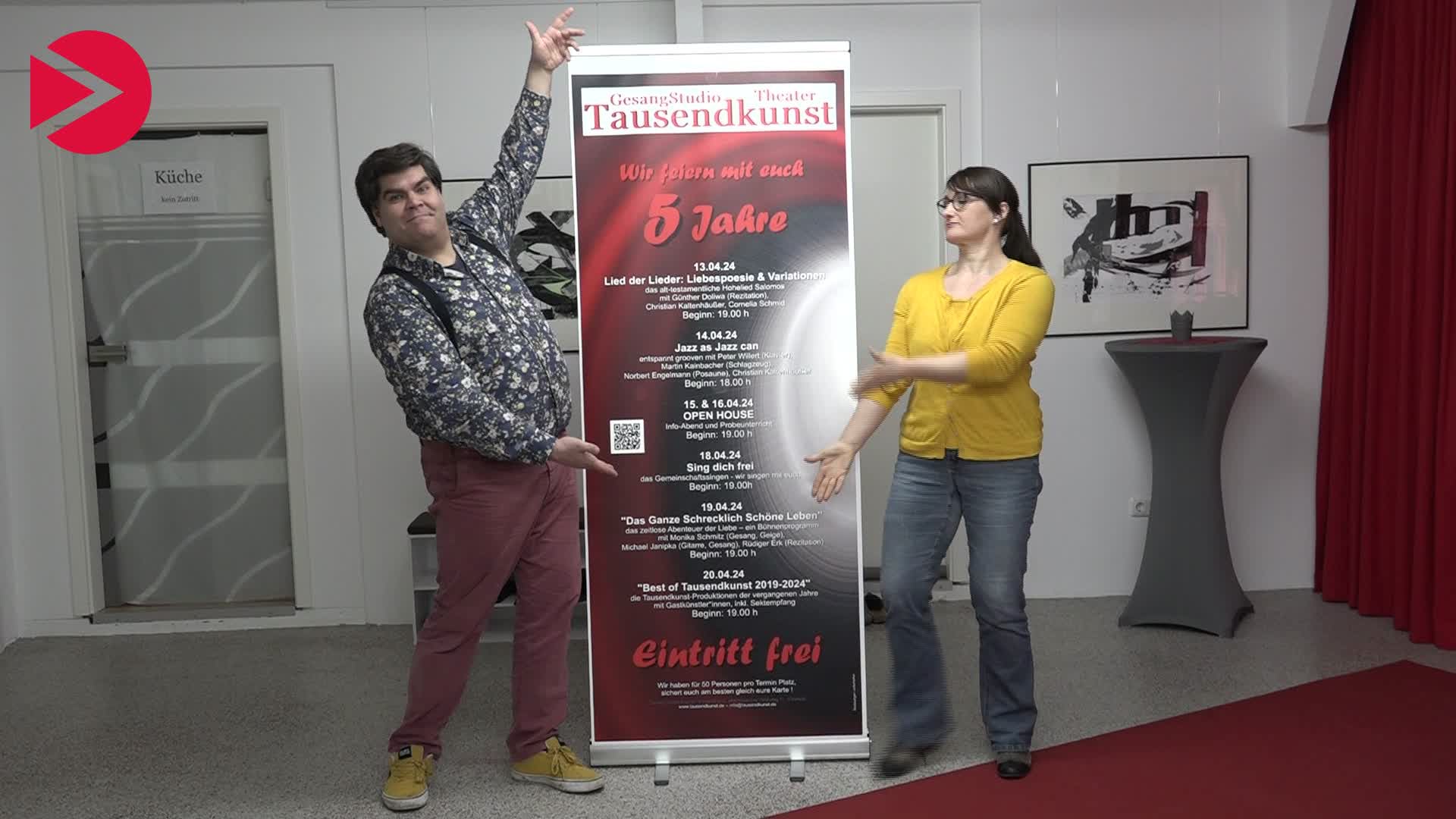 Video Vorschaubild Theater Tausendkunst feiert 5-jähriges Bestehen