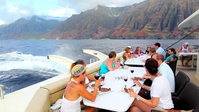 romantic dinner cruise kauai