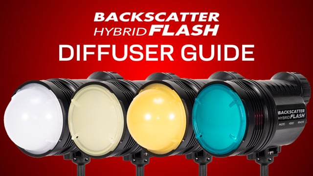 Backscatter Hybrid Flash Guide - Underwater Strobe Diffusers