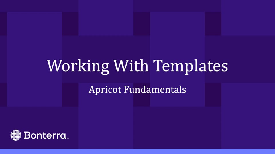 Working with Form & Report Templates