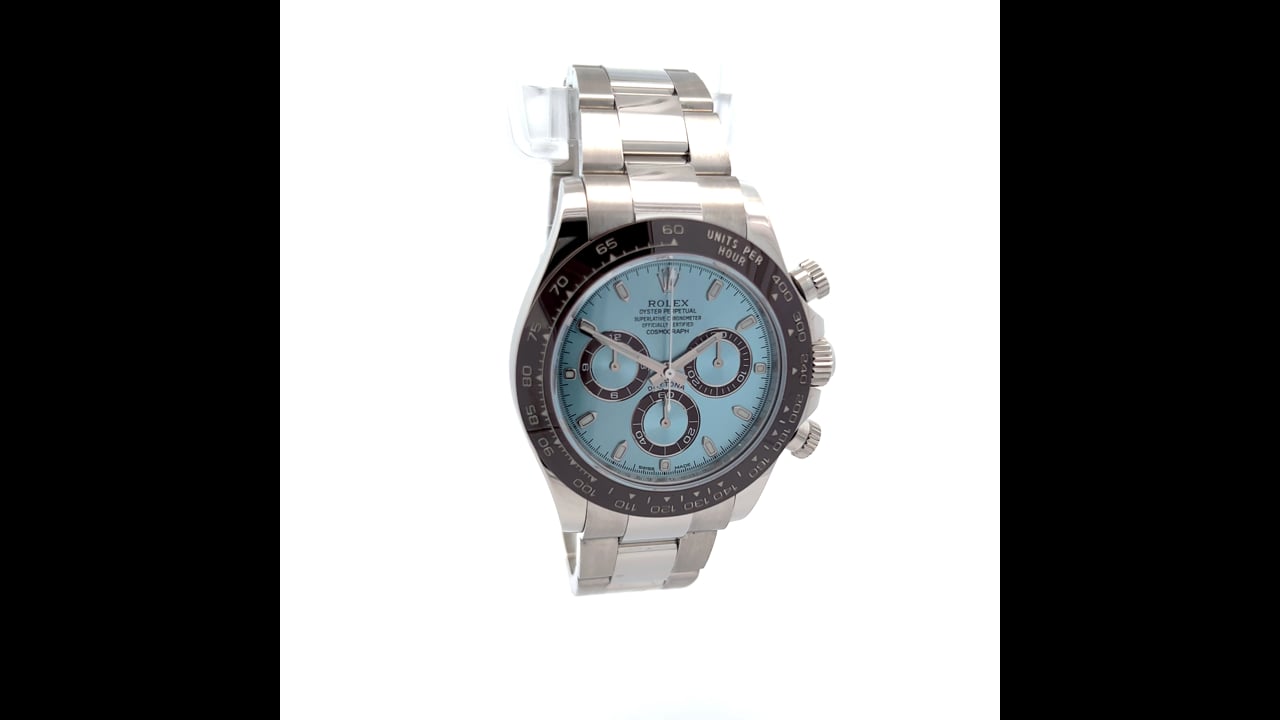 Rolex Cosmograph Daytona Ice Blue Dial REF 116506 in Platinum