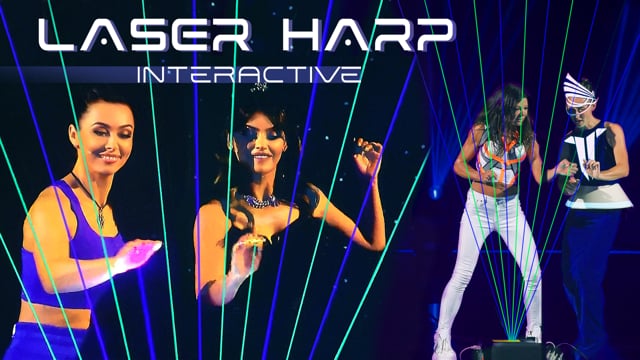 Laser harp show video preview
